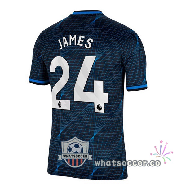 FC Chelsea (James 24) Away Soccer Jerseys Blue 2023-2024