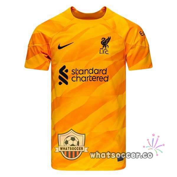 FC Liverpool Goalkeeper Soccer Jerseys Orange 2023-2024