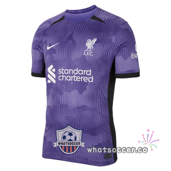 FC Liverpool Third Soccer Jerseys Purple 2023-2024