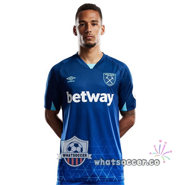 West Ham Third Soccer Jerseys Blue 2023-2024