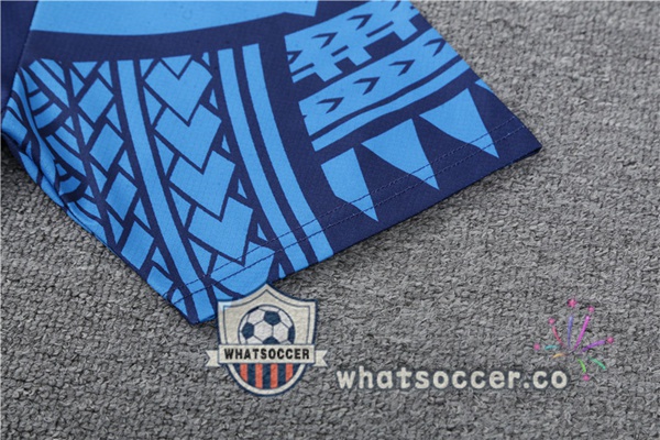SSC Napoli Training T-Shirts + Shorts Blue Royal 2023-2024