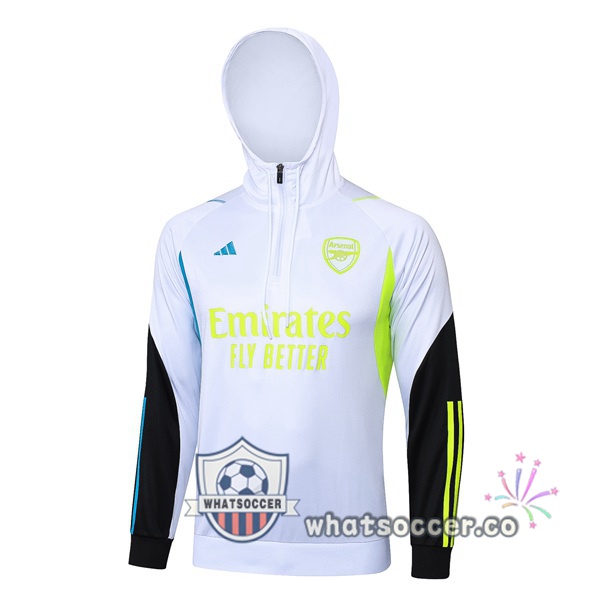 Hooded Sweatshirt Arsenal White 2024-2025