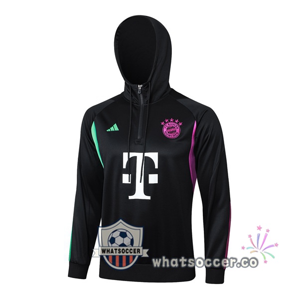 Hooded Sweatshirt Bayern Munich Black 2024-2025
