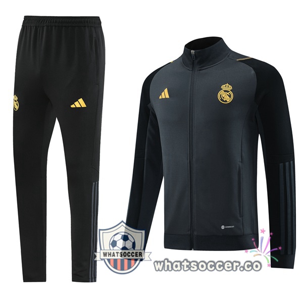 Training Jacket Real Madrid Gray 2024-2025