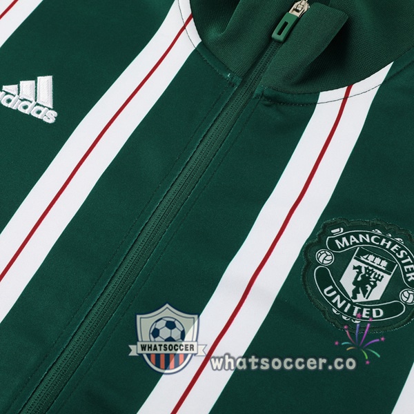 Training Jacket Manchester United Green White 2024-2025