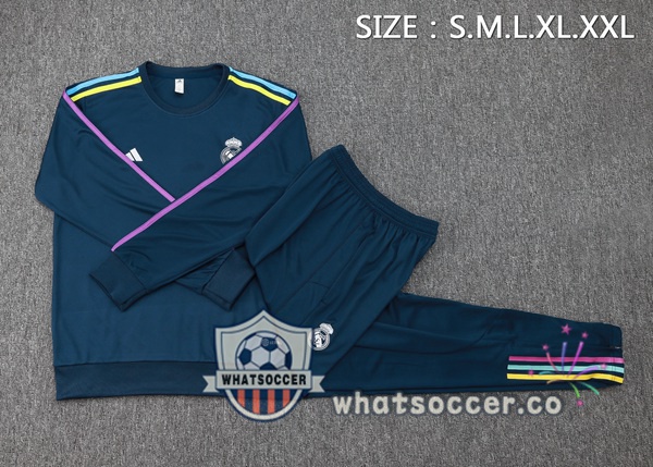 Tracksuit Real Madrid Blue Royal 2024-2025