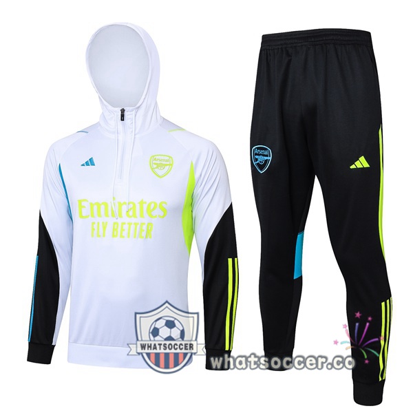 Tracksuit - Hooded Sweatshirt Arsenal White 2024-2025