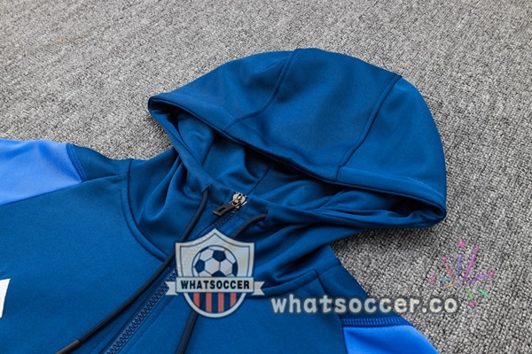 Tracksuit - Hooded Sweatshirt Manchester United Blue 2024-2025