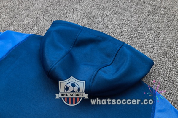 Tracksuit - Hooded Sweatshirt Manchester United Blue 2024-2025