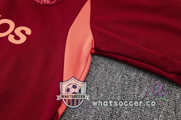 Tracksuit - Hooded Sweatshirt Manchester United Red 2024-2025