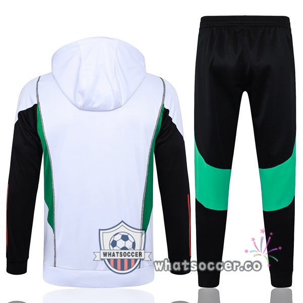 Tracksuit - Hooded Sweatshirt Manchester United White 2024-2025