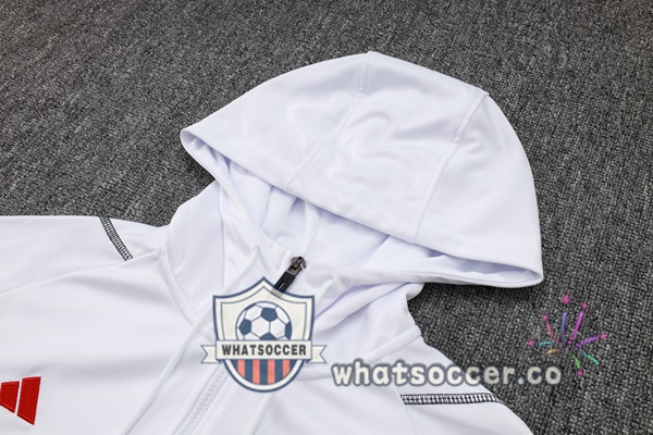 Tracksuit - Hooded Sweatshirt Manchester United White 2024-2025