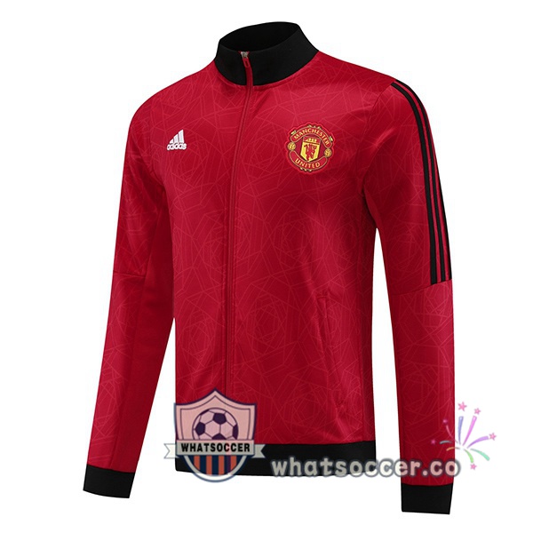 Soccer Jacket Manchester United Red 2024-2025