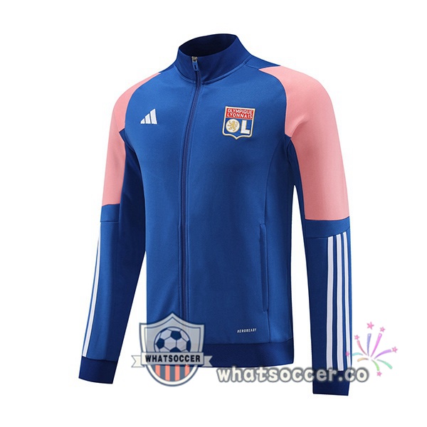 Soccer Jacket Olympique Lyonnais Blue 2024-2025