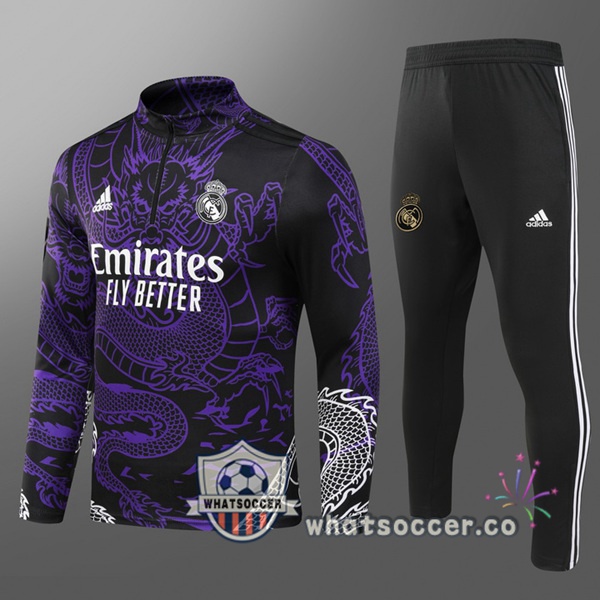 Tracksuit Real Madrid Kids Purple 2024-2025
