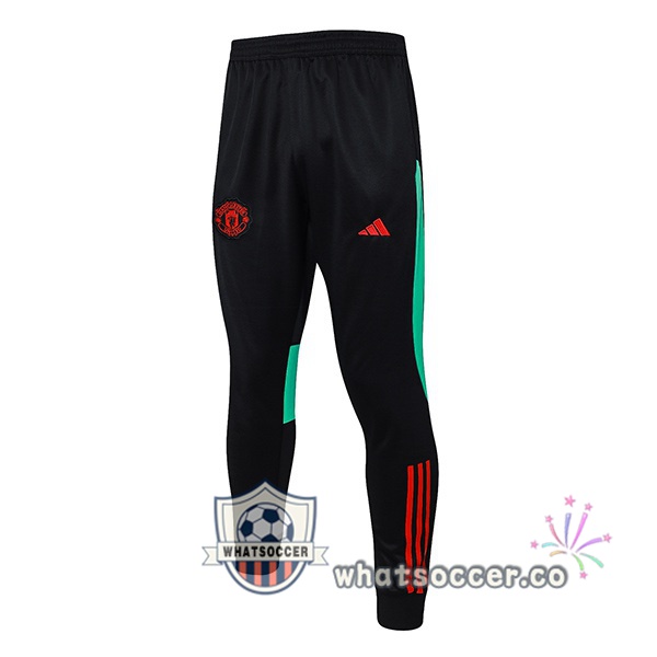 Manchester United Soccer Pants Black 2024-2025