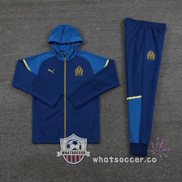 Tracksuit - Windbreaker Olympique de Marseille Blue 2024-2025