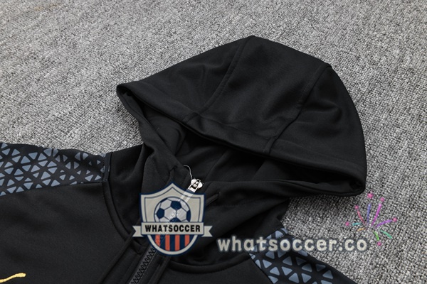 Tracksuit - Hooded Sweatshirt Olympique de Marseille Black 2024-2025