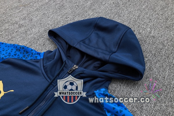 Tracksuit - Hooded Sweatshirt Olympique de Marseille Blue Royal 2024-2025