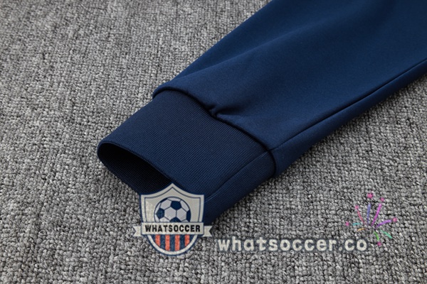 Tracksuit - Hooded Sweatshirt Olympique de Marseille Blue Royal 2024-2025