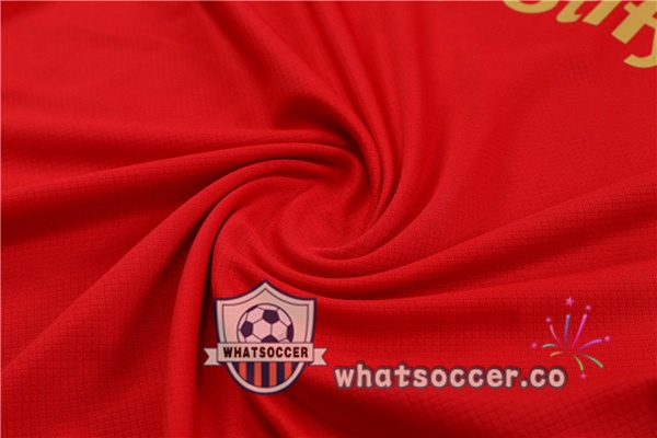 FC Barcelona Training T-Shirts + Shorts Red 2024-2025
