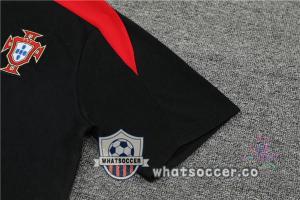 Portugal Training T-Shirts + Shorts Black 2024-2025