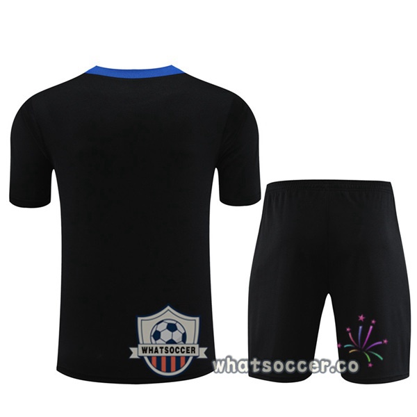 Inter Milan Training T-Shirts + Shorts Black 2024-2025
