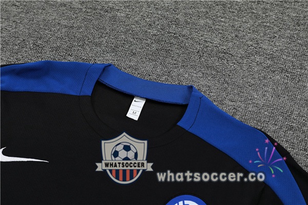Inter Milan Training T-Shirts + Shorts Black 2024-2025