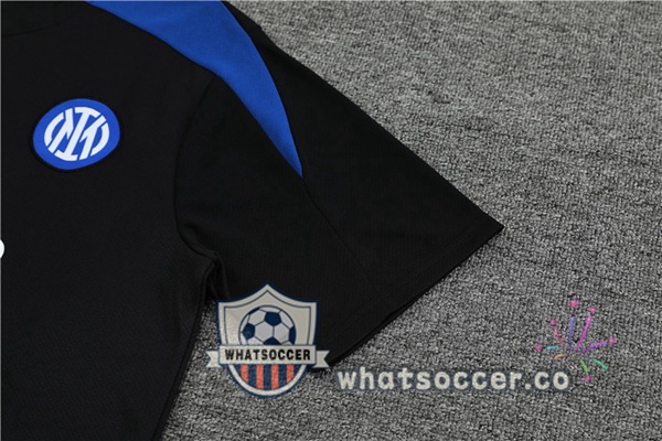 Inter Milan Training T-Shirts + Shorts Black 2024-2025