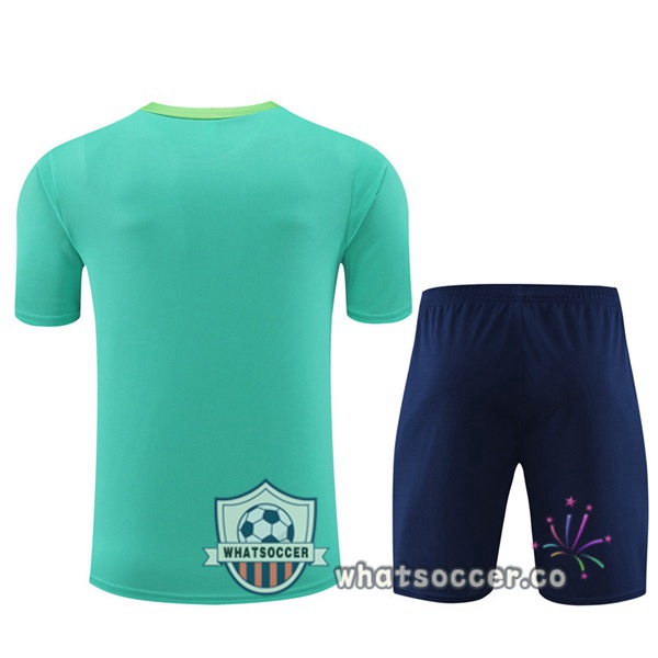 Brazil Training T-Shirts + Shorts Green 2024-2025