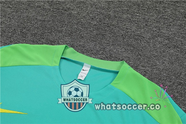 Brazil Training T-Shirts + Shorts Green 2024-2025