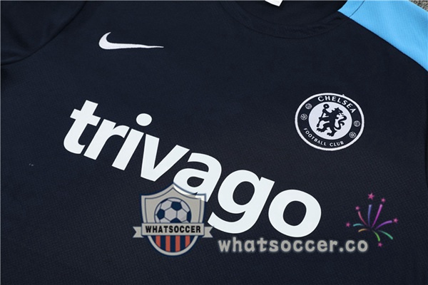 FC Chelsea Training T-Shirts + Shorts Blue Royal 2024-2025