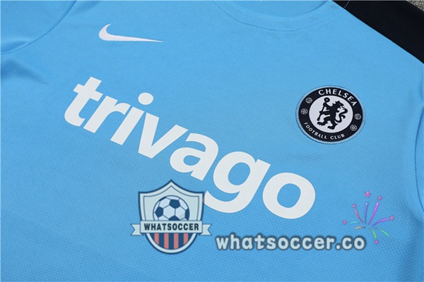FC Chelsea Training T-Shirts + Shorts Blue 2024-2025