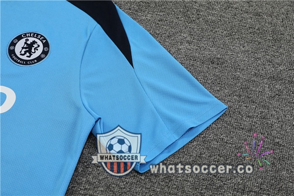 FC Chelsea Training T-Shirts + Shorts Blue 2024-2025