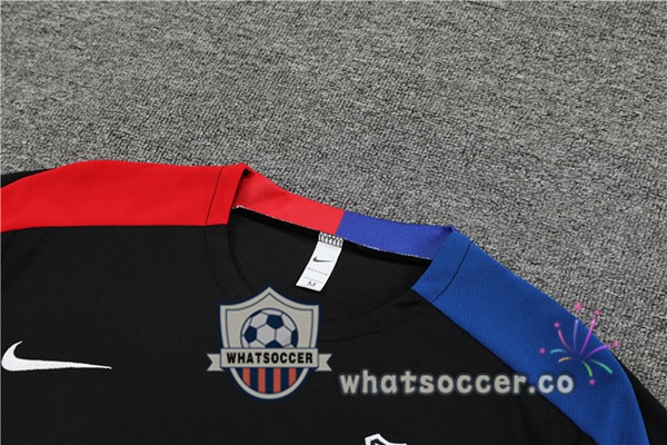 FC Barcelona Training T-Shirts + Shorts Black 2024-2025