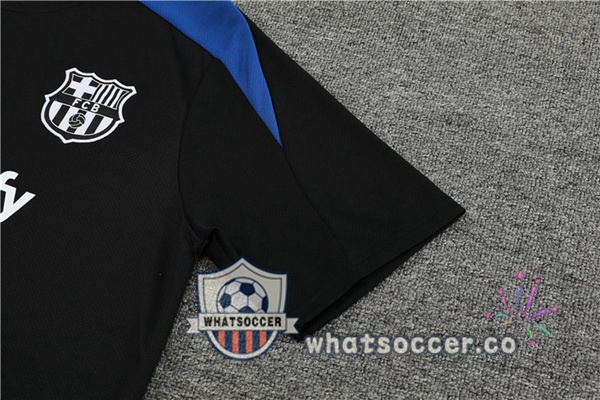 FC Barcelona Training T-Shirts + Shorts Black 2024-2025