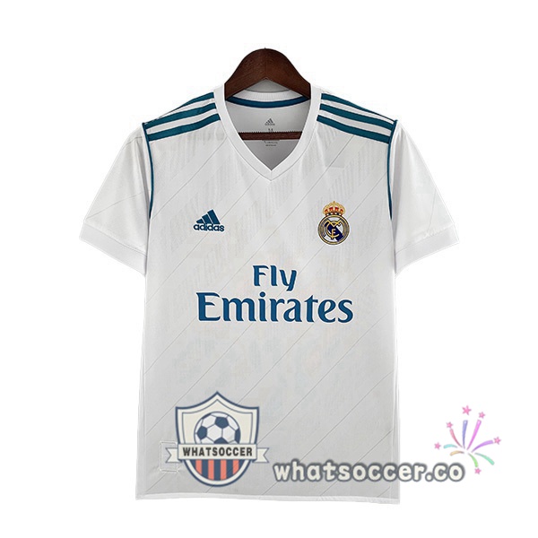 Real Madrid Retro Home White 2017-2018