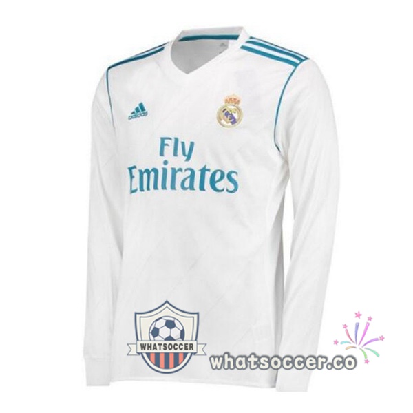 Real Madrid Retro Home Long Sleeve White 2017-2018
