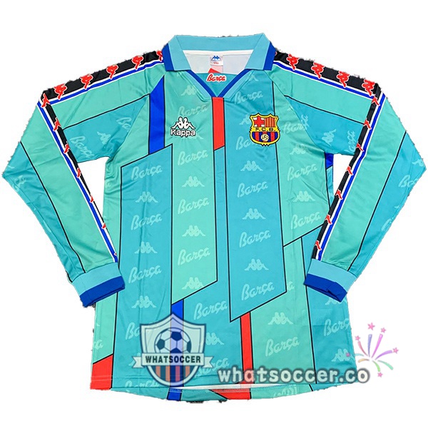 FC Barcelona Retro Away Long Sleeve Blue 1996-1997