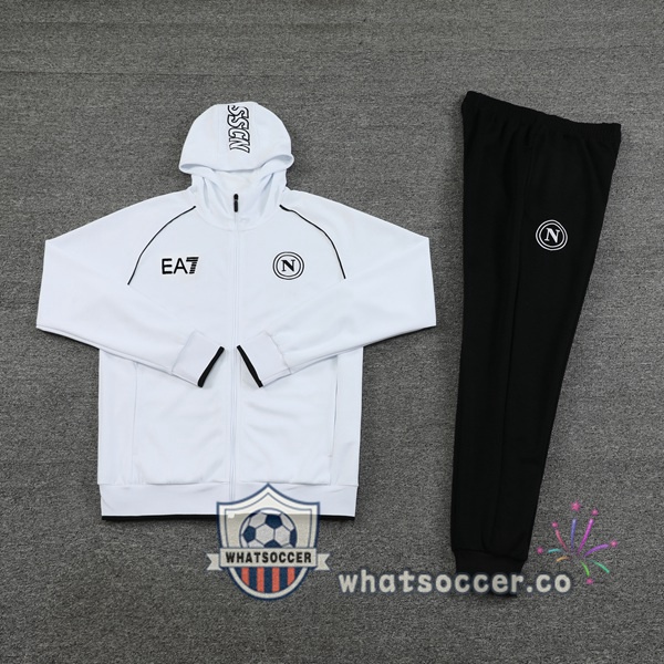Tracksuit - Windbreaker SSC Napoli White 2024-2025