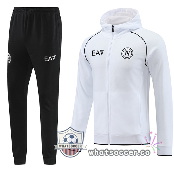 Tracksuit - Windbreaker SSC Napoli White 2024-2025