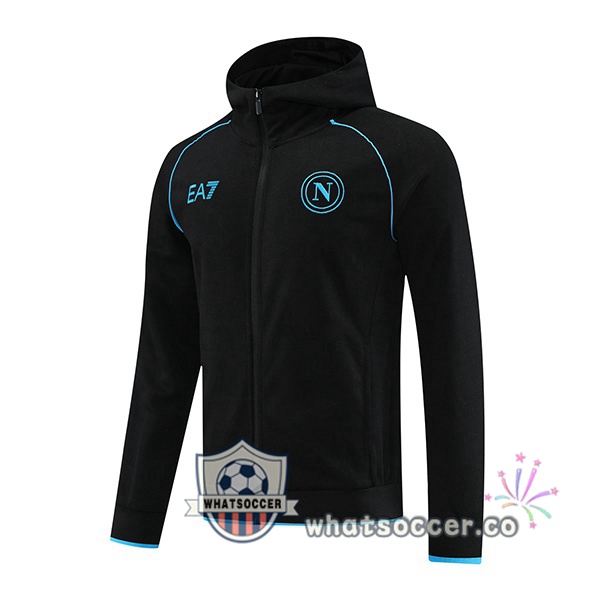 Windbreaker SSC Napoli Black 2024-2025