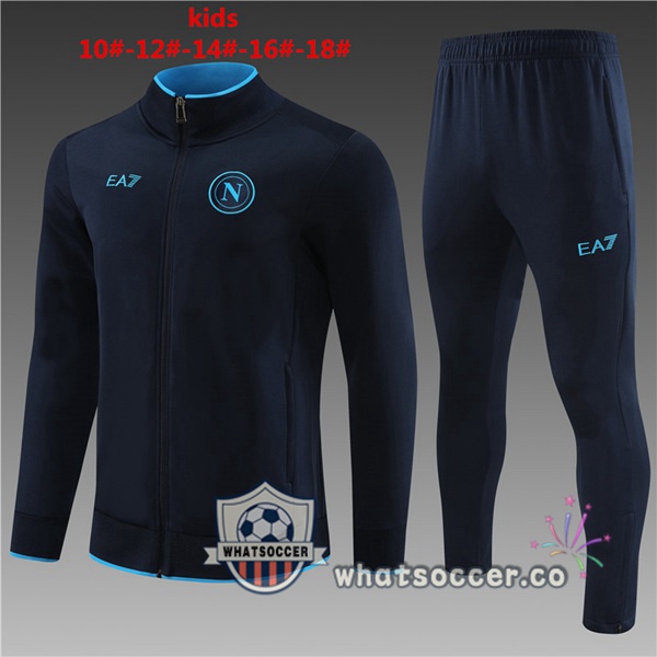 Training Jacket SSC Napoli Kids Blue Royal 2024-2025