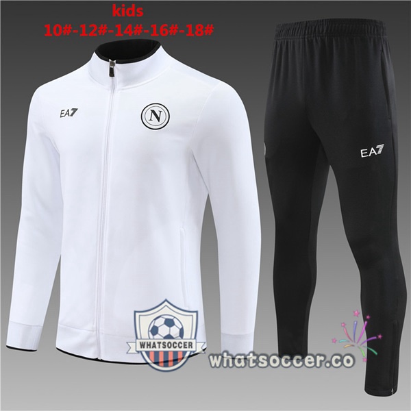 Training Jacket SSC Napoli Kids White 2024-2025