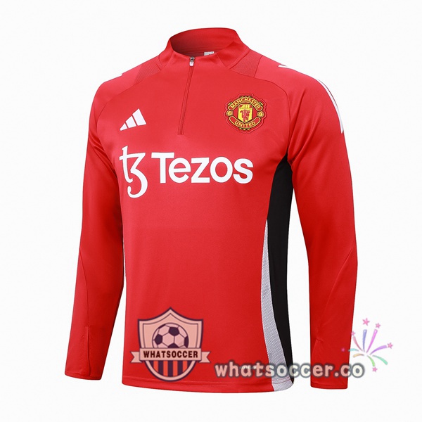 Soccer Sweater Manchester United Red 2024-2025