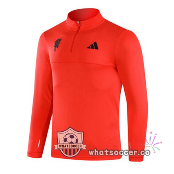 Soccer Sweater Manchester United Red 2024-2025