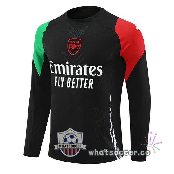 Soccer Sweater Arsenal Black Green Red 2024-2025