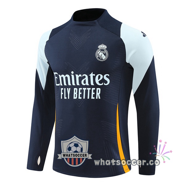 Soccer Sweater Real Madrid Blue Royal 2024-2025