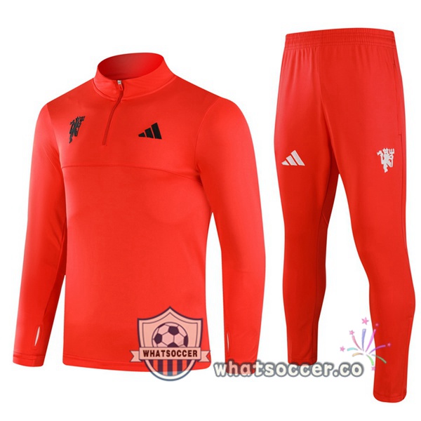 Tracksuit Manchester United Red 2024-2025