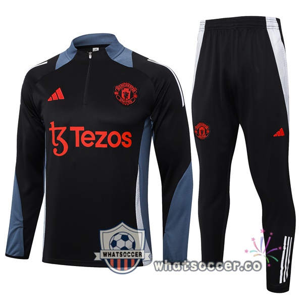 Tracksuit Manchester United Black 2024-2025